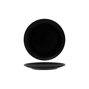 Notte Black Round Coupe Plate 270x28mm