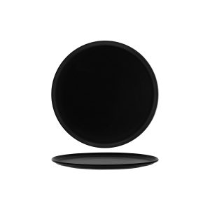 Notte Black Round Coupe Plate 320x19mm