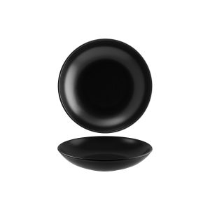 Notte Black Round Flared Bowl 250x50mm / 1300ml