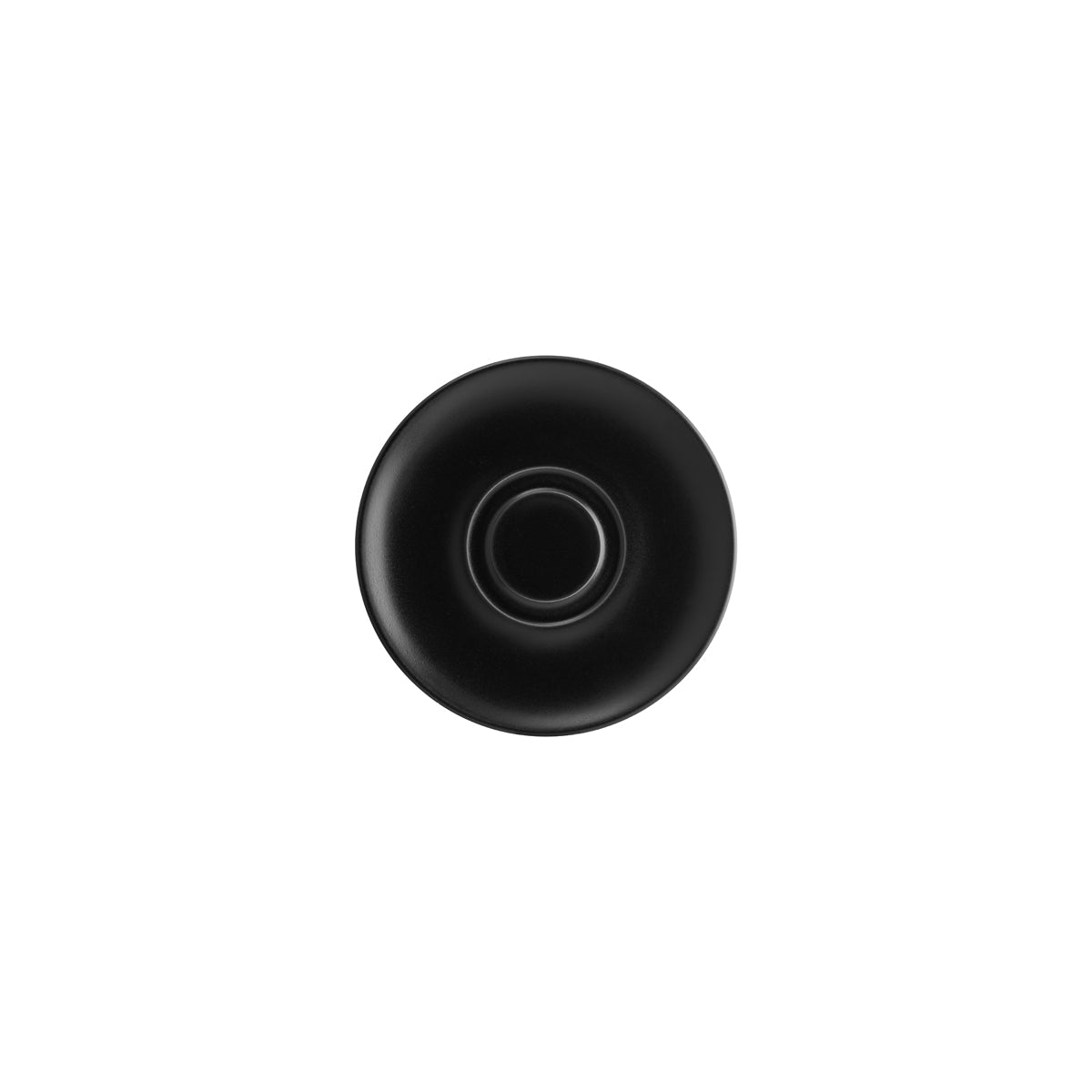 Notte Black Consommé Saucer 190x20mm