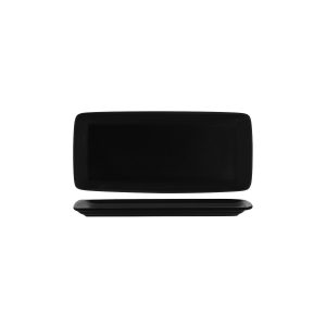 Notte Black Rectangular Platter 340x160x20mm
