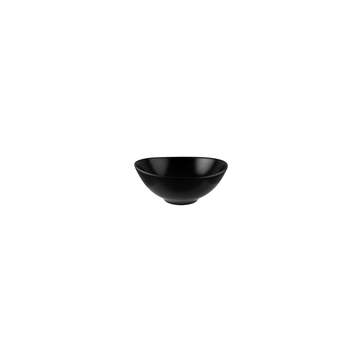 Notte Black Agora Round Bowl 110x47mm / 120ml