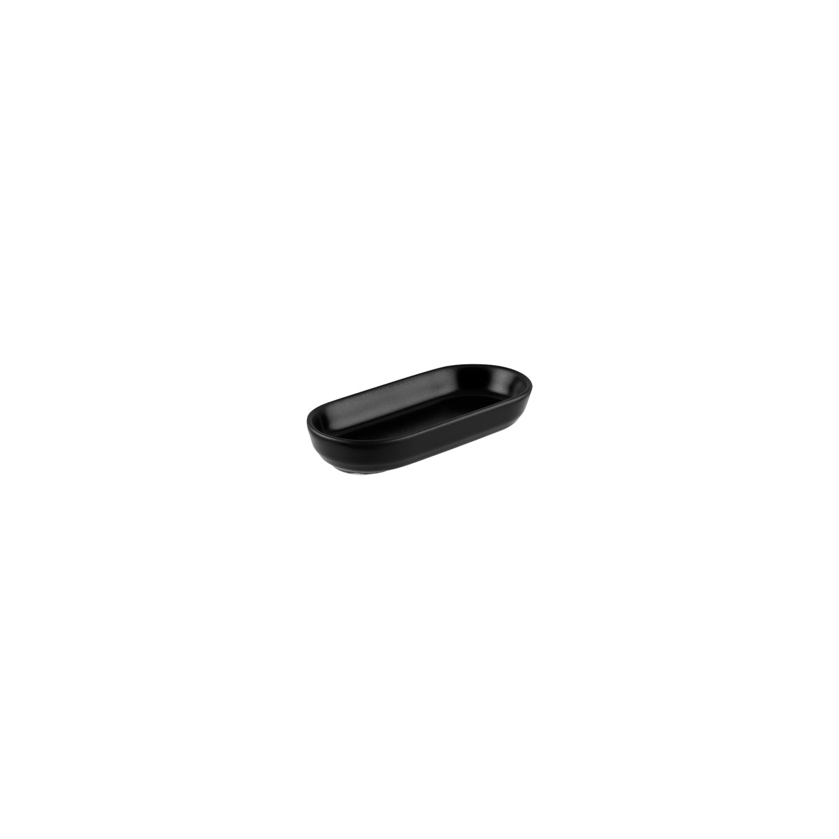 Notte Black Oval Dish 150x75x30mm