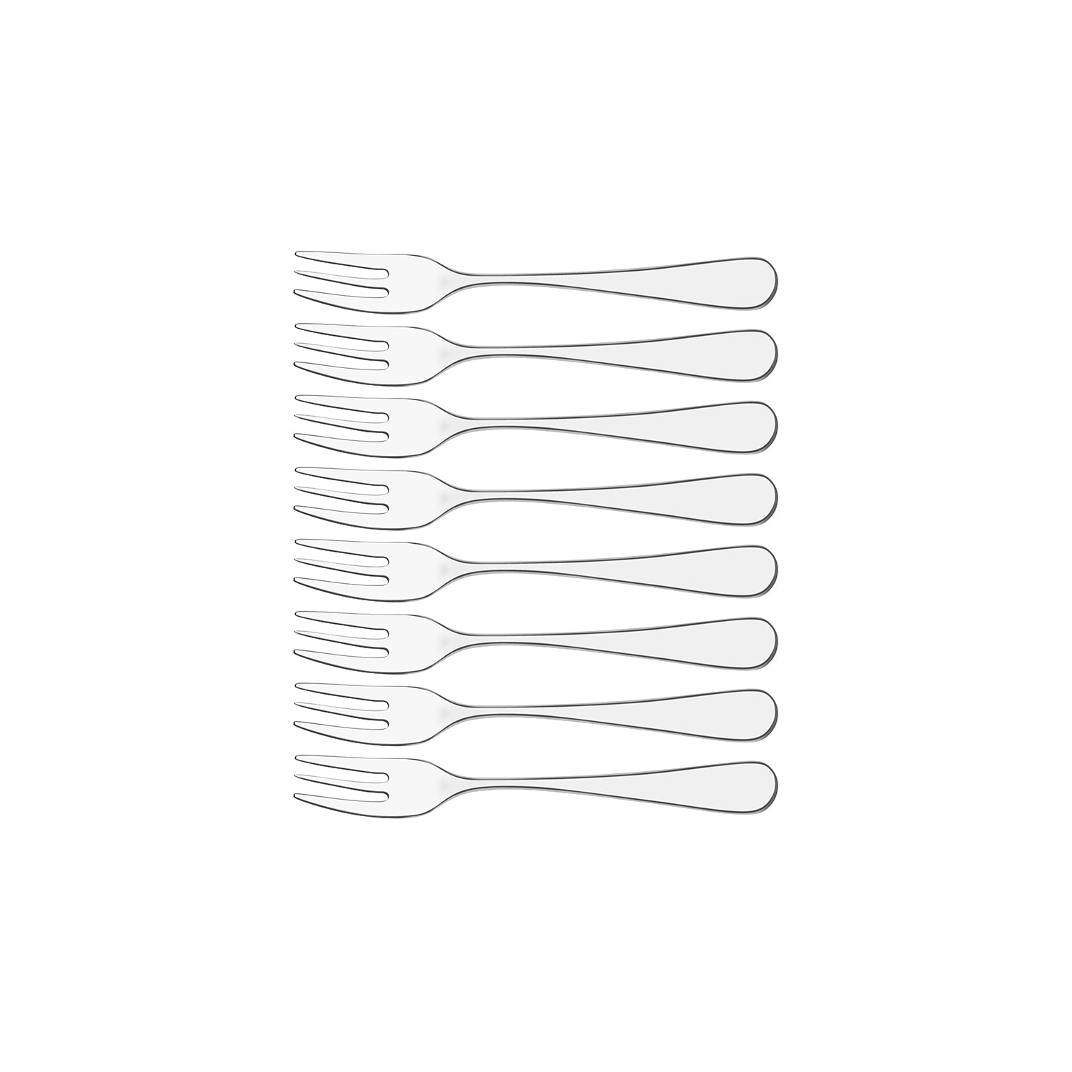 Gable Oyster Fork Set 8pc