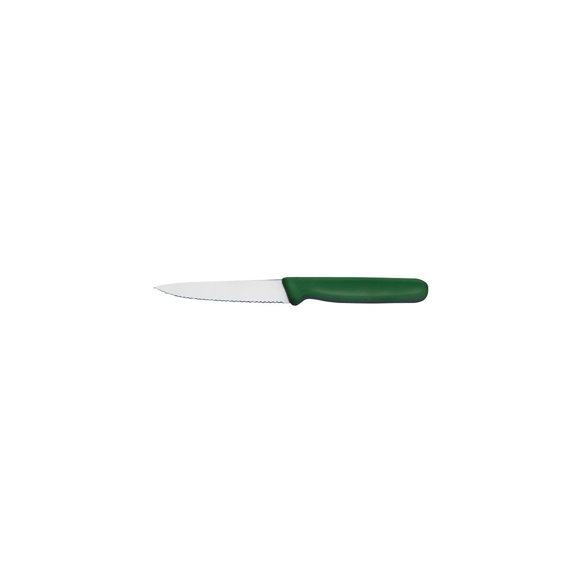 Professional Line I Paring Serrated Knife Green 100mm