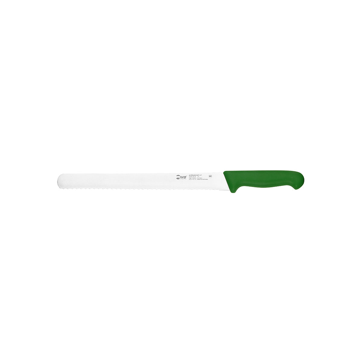 Professional Line I Serrated Slicer Green 250mm