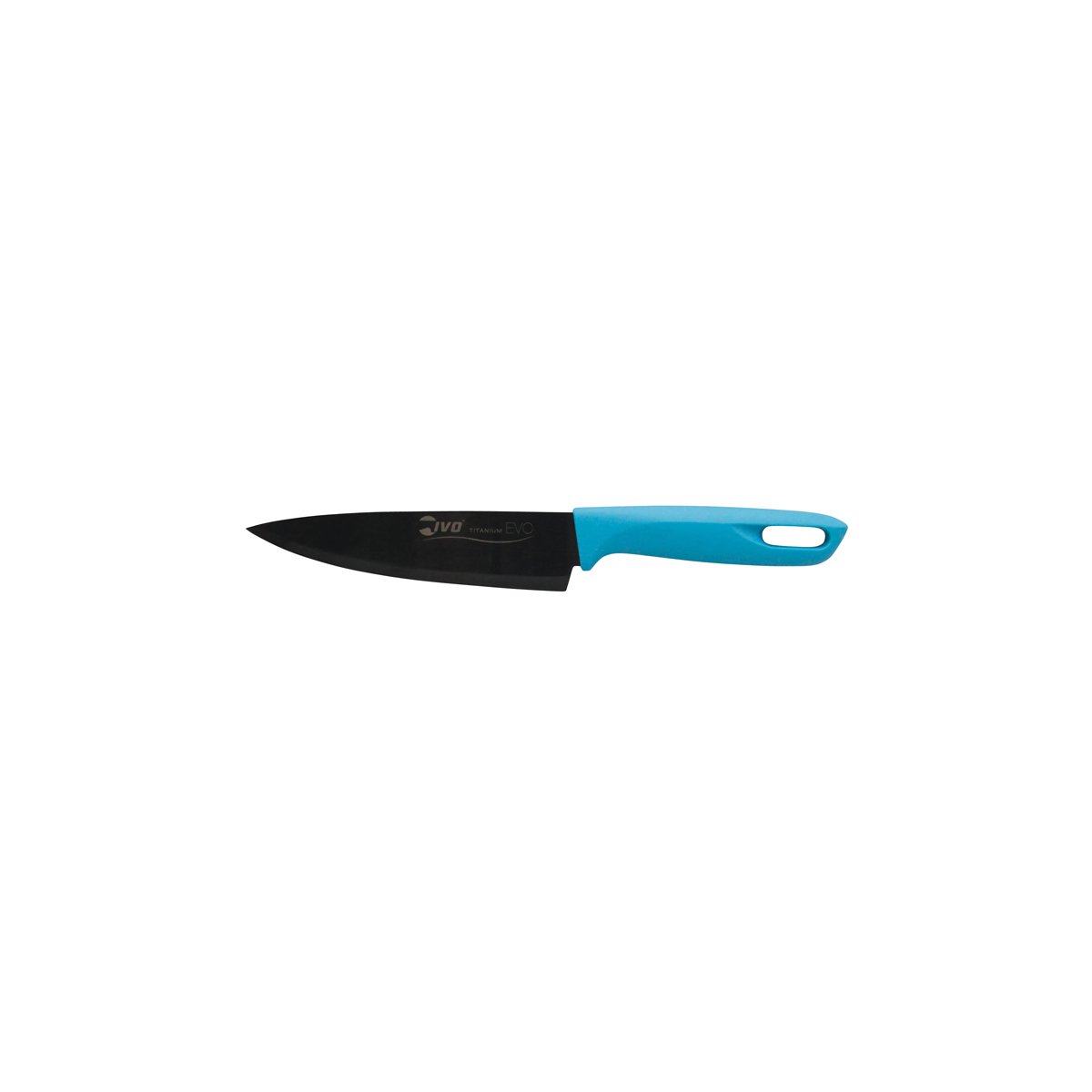 Titanium Evo Chefs Knife Aqua Handle 130mm