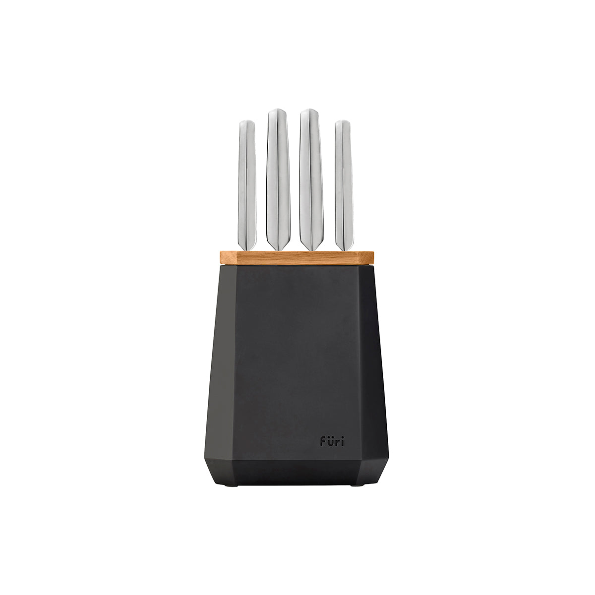 Stone Midnight Knife Block Set 5pc
