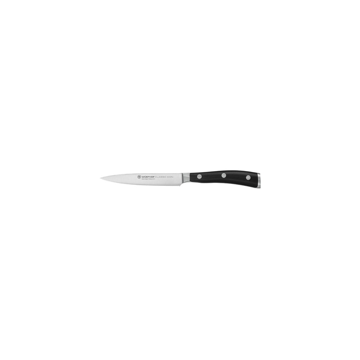 Classic Ikon Black Utility Knife 120mm
