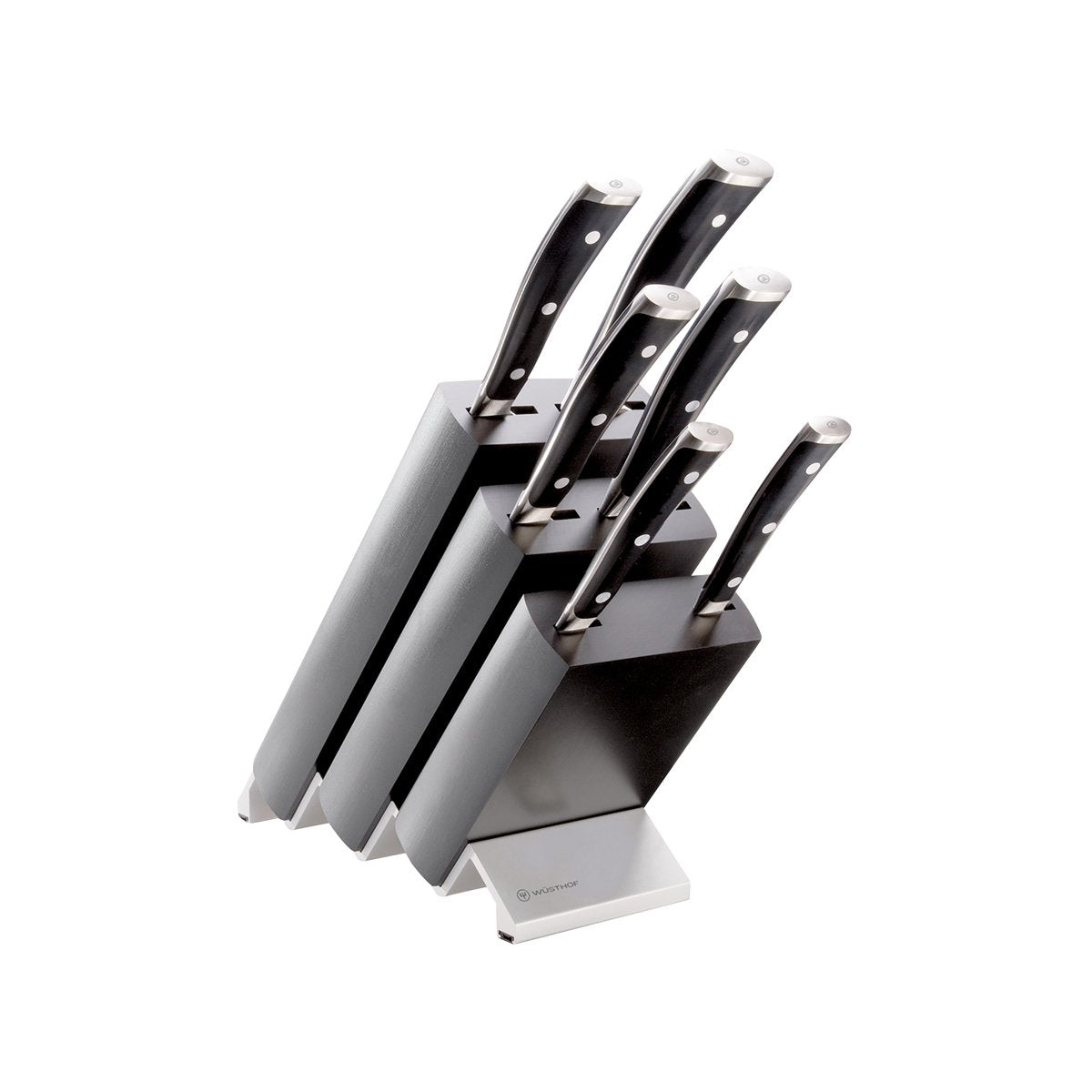 Classic Ikon Black Knife Block Set 7pc