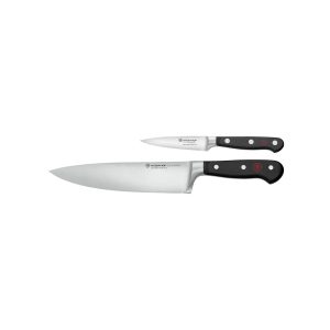 Classic Black Cooks And Paring Knife Set 2pc