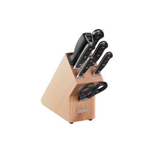 Classic Black Knife Block Set 8pc