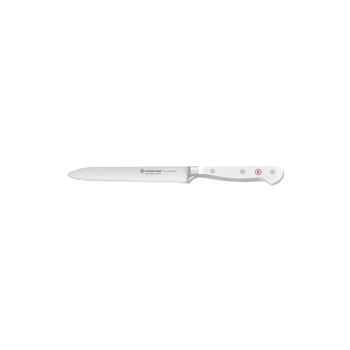 Classic White Sausage Knife 140mm