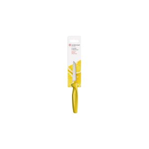 Create Bullnose Paring Knife Yellow Handle 80mm