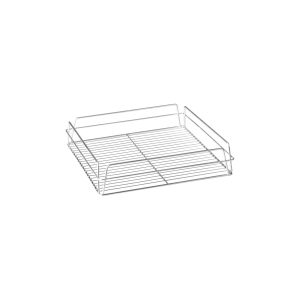 Trenton Glass Basket - Square Zinc Plated