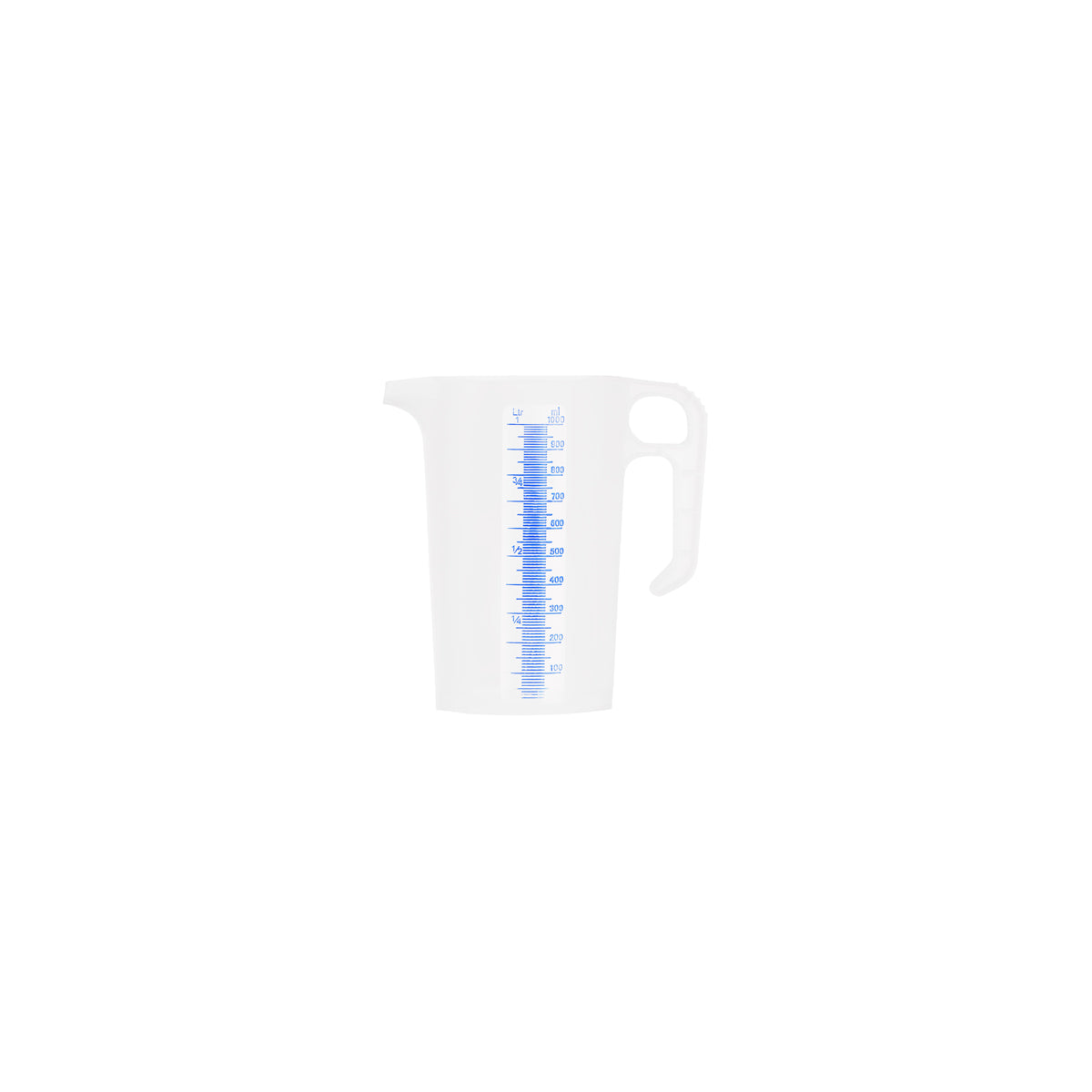 Measuring Jug with Blue Graduating 1000ml