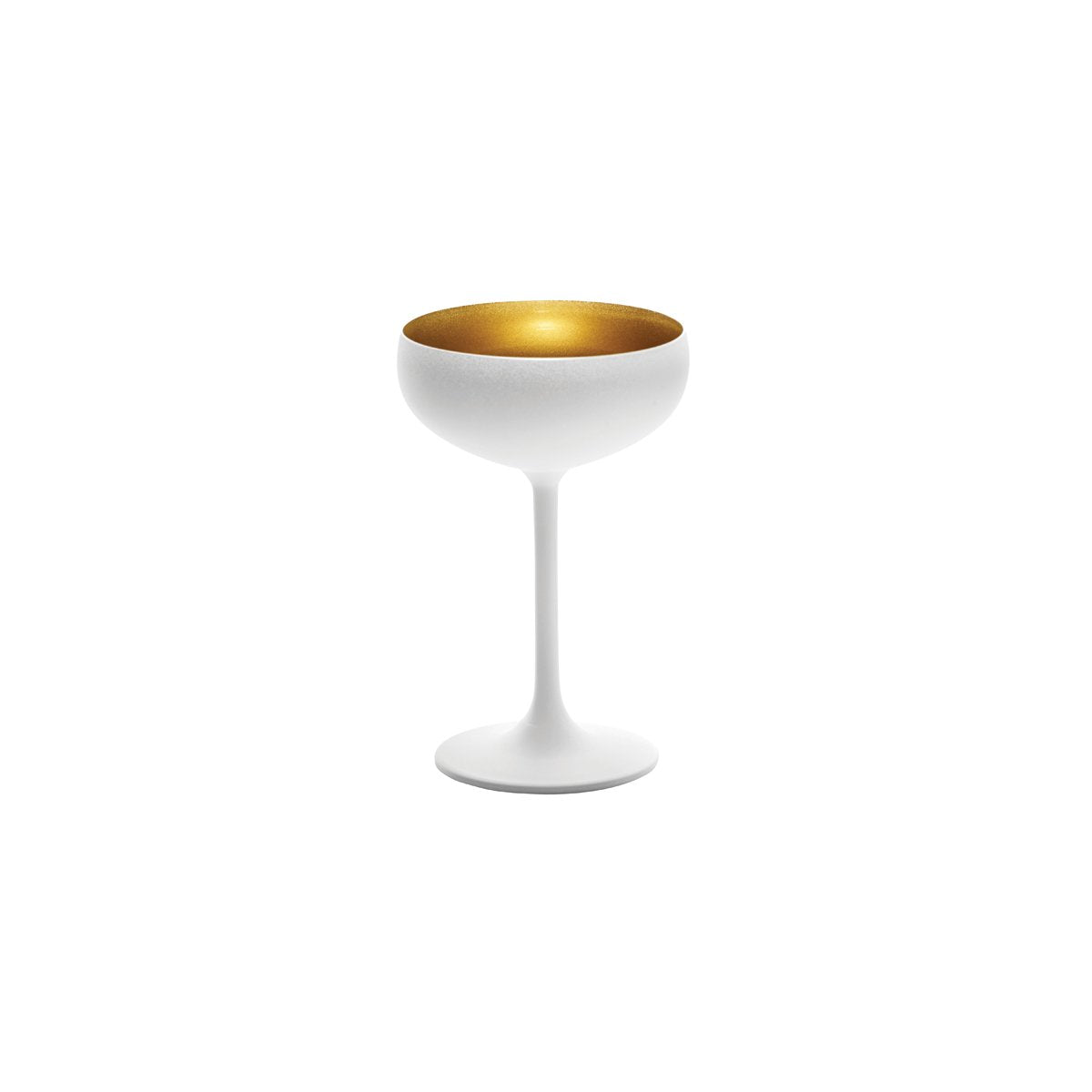 Olympic Champagne Saucer Gold / Matt White 230ml