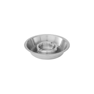 Trenton Double Well Ashtray - Stainless Steel