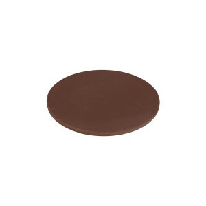 Cutting Board Polyethylene Round Brown 350x13mm