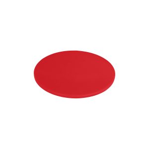Cutting Board Polyethylene Round Red 350x13mm
