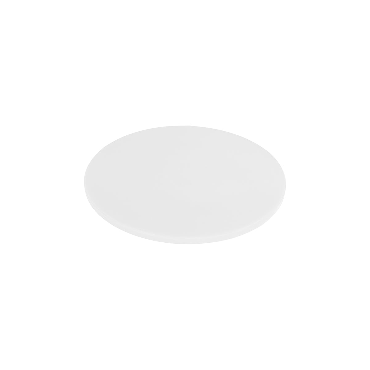 Cutting Board Polyethylene Round White 350x13mm
