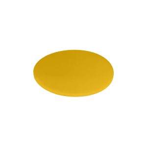 Cutting Board Polyethylene Round Yellow 350x13mm