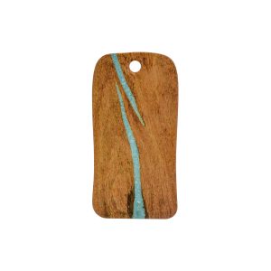 Cheforward Lapis Cherry with Turquoise Rectangular Board