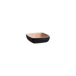 Zicco Melamine Echo Black / Birch Serving Bowl 165x165x55mm