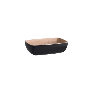 Zicco Melamine Echo Black / Birch Bowl 265x162x75mm