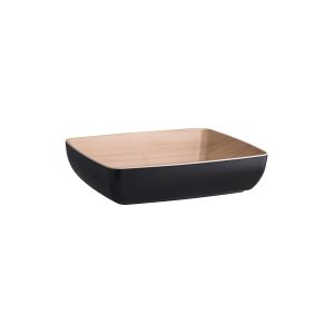 Zicco Melamine Echo Black / Birch Bowl 325x265x75mm