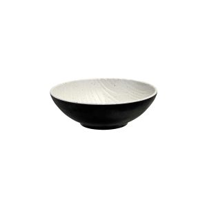 Cheforward Transform Stone Natural/Black Round Bowl
