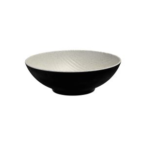 Cheforward Transform Stone Natural/Black Round Bowl