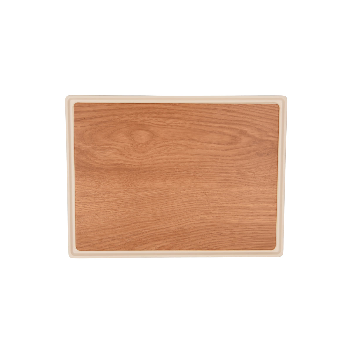 Zicco Melamine Contempo Oak Rectanglar Tray 400x300x15mm