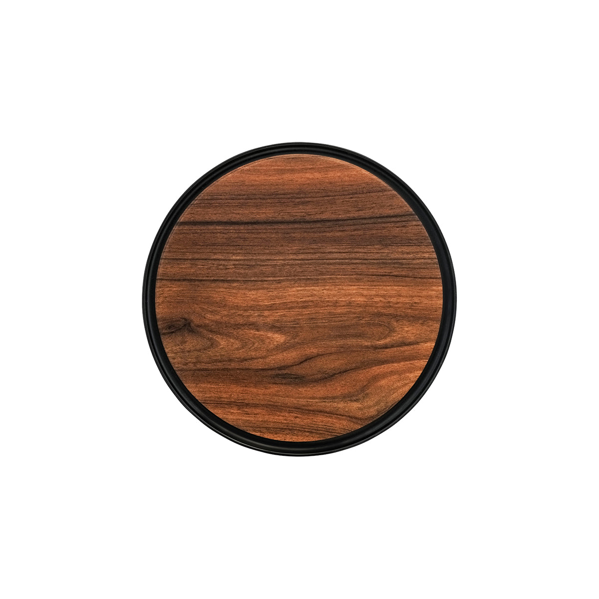 Zicco Melamine Contempo Dark Round Tray 354x15mm