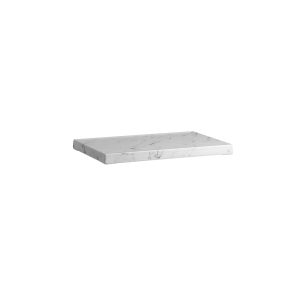 Zicco Melamine Form White Marble Rectangle Board 265x162x18mm