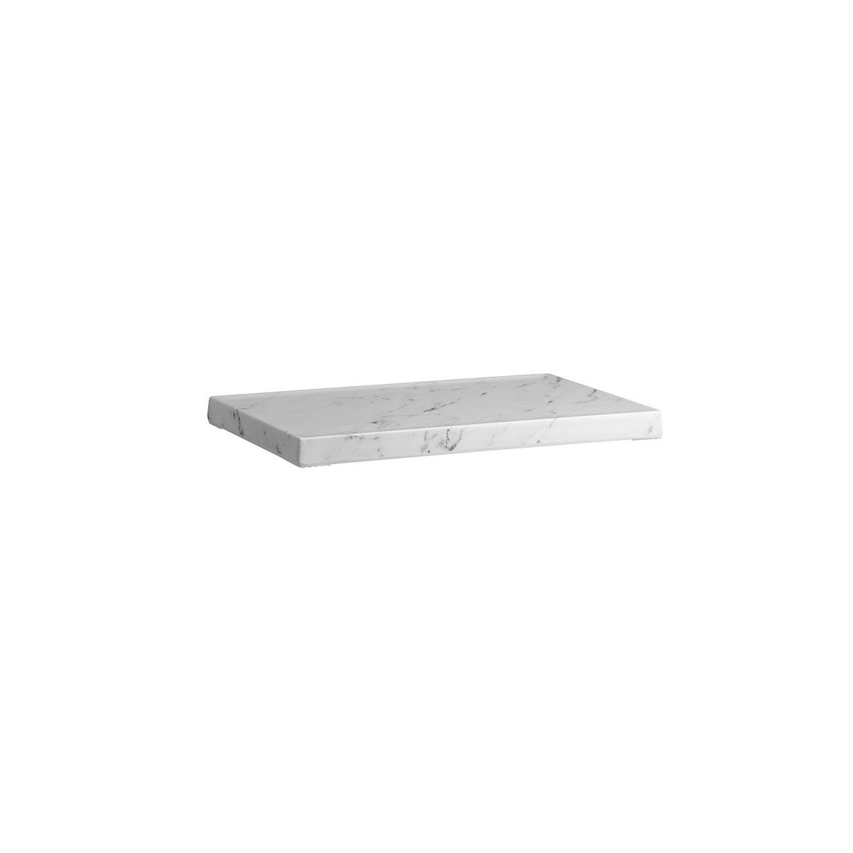 Zicco Melamine Form White Marble Rectangle Board 265x162x18mm