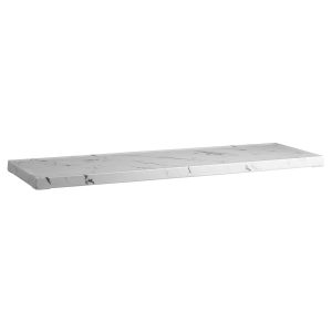 Zicco Melamine Form White Marble Rectangle Board 530x162x18mm