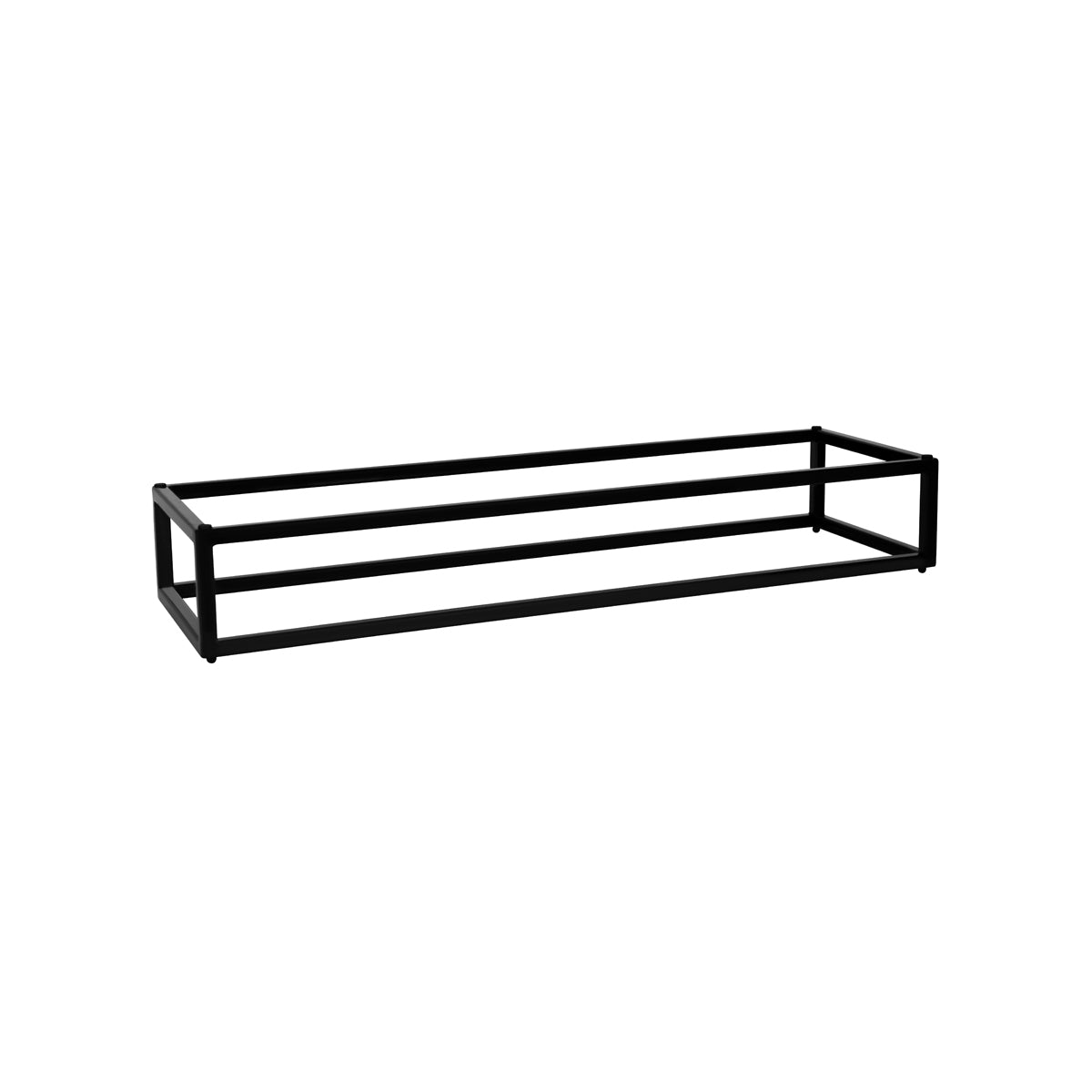 Zicco Form Metal Black Stand Gastronorm 2/4 Size 530x162x80mm