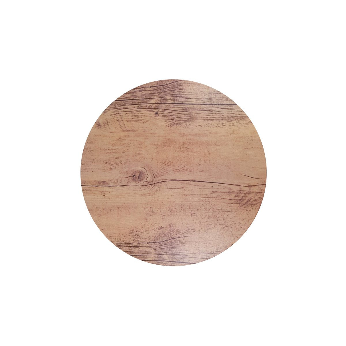 Wood Effect Oak Round Platter 310mm