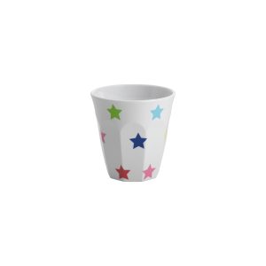 Multicolour Stars on White Tumbler 300ml