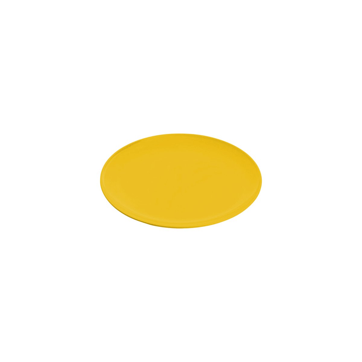 Gelato Yellow Round Plate Coupe 203mm