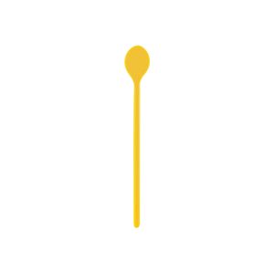 Gelato Yellow Soda Spoon 190mm