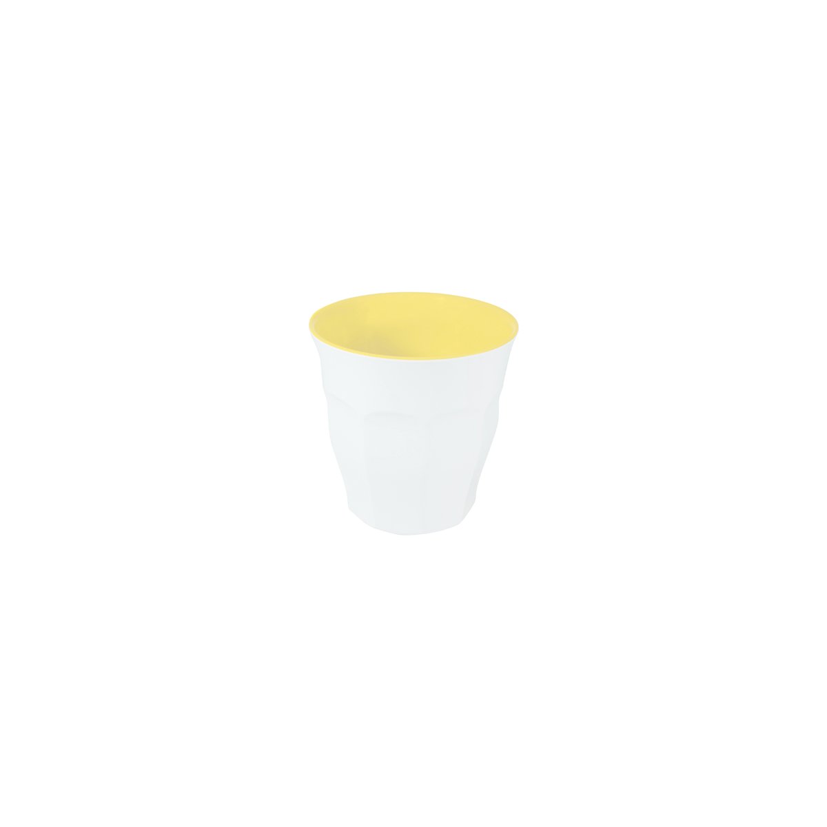 Sorbet Lemon Interior / White Exterior Tumbler 200ml