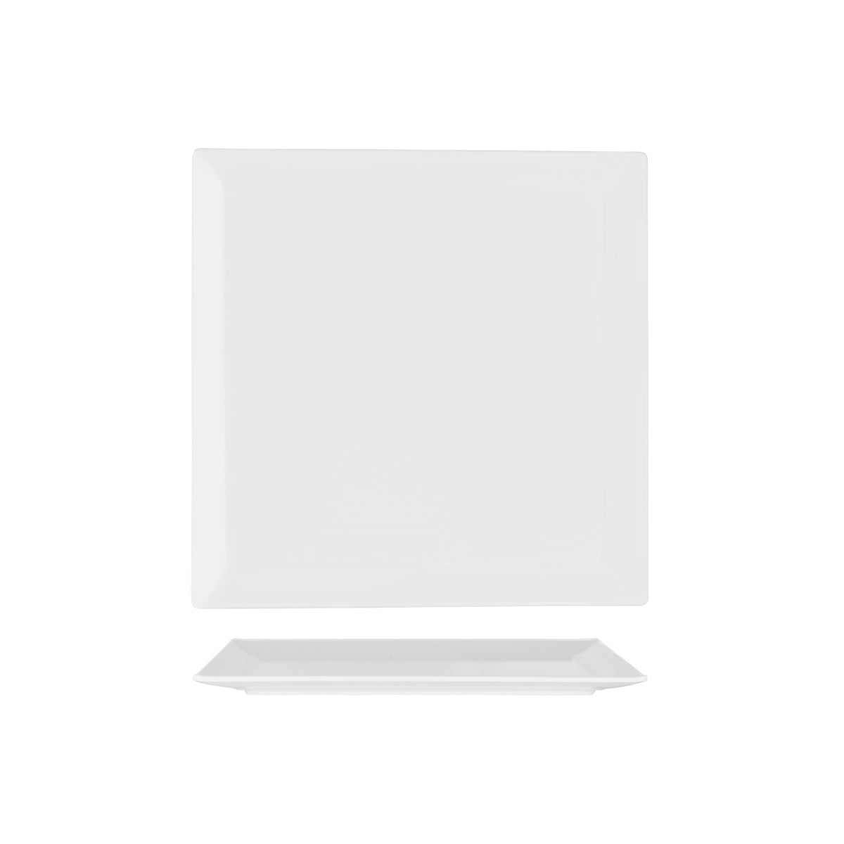 White Square Flat Plate 300x300mm