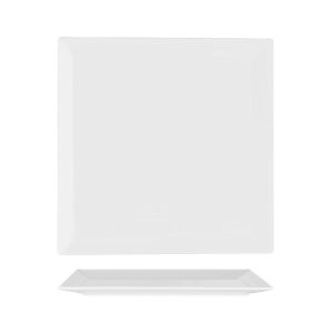White Square Flat Platter 380x380mm