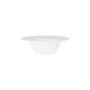 White Round Bowl Deep Wide Rim 285x85mm