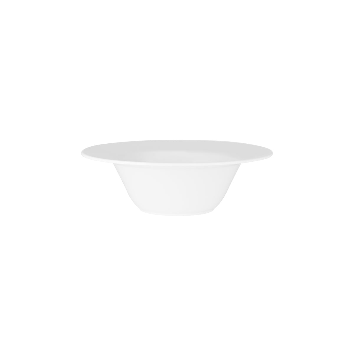 White Round Bowl Deep Wide Rim 285x85mm