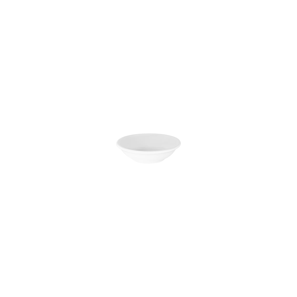 White Round Sauce Dish 70x20mm / 25ml