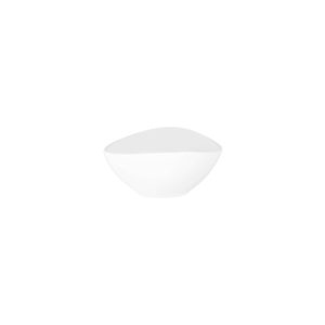 White Triangular Salad Bowl 203x165x89mm