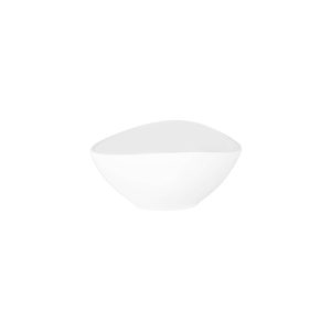White Triangular Salad Bowl 257x215x114mm